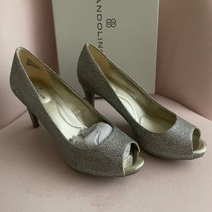 Bandolino Rainaa Gold Heels